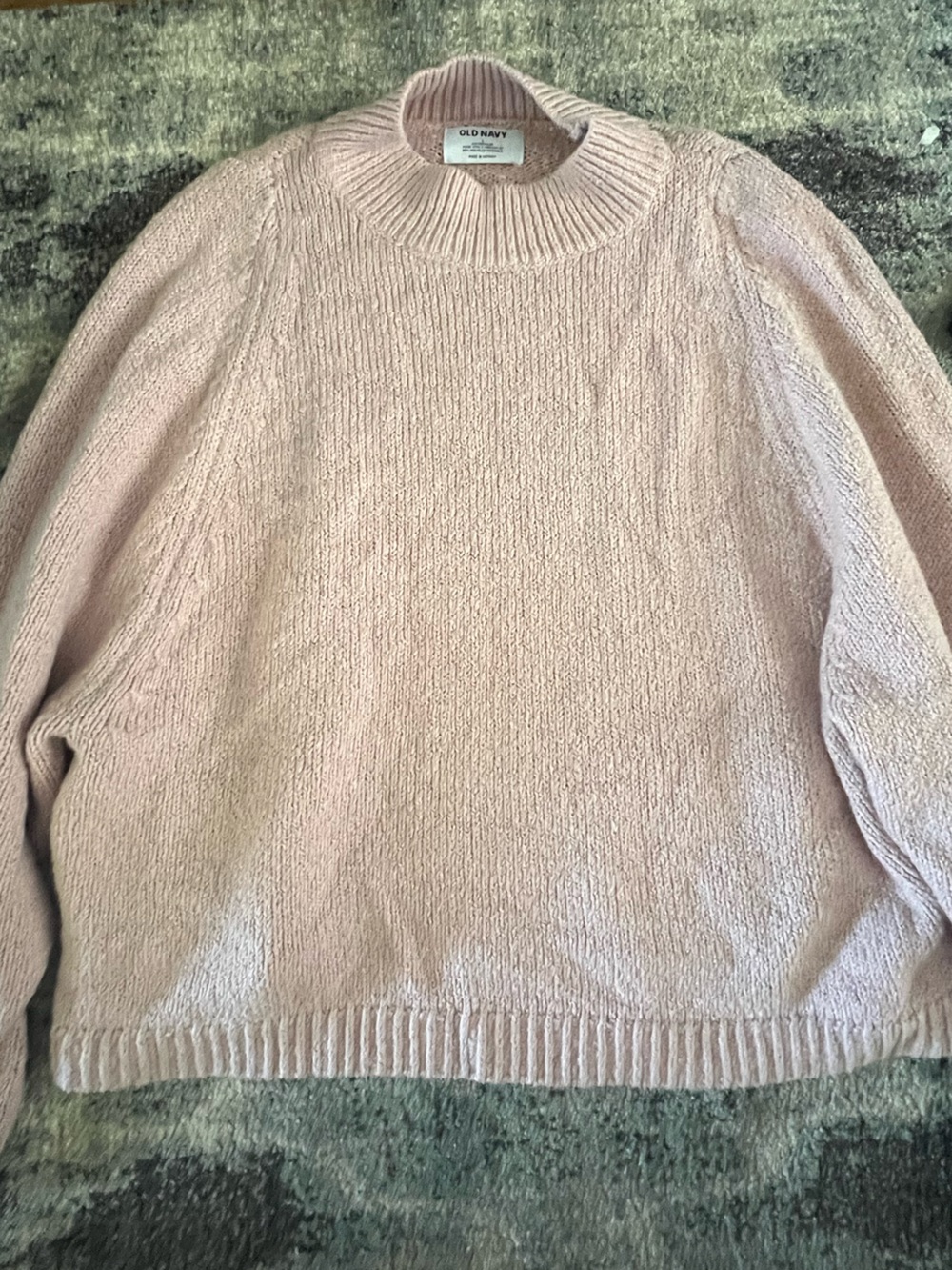 Old Navy Blush Pink Crewneck Sweater